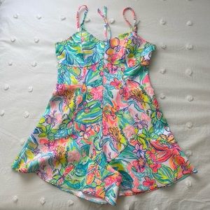 Lilly Pulitzer Coralie Romper Size 8